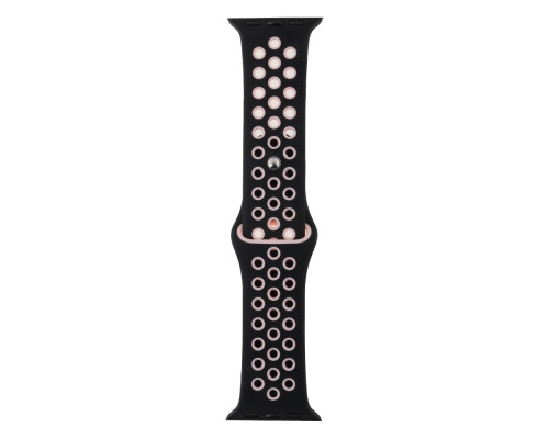 Ремешок для Apple Watch Band Silicone Nike + Protect Case 40/41 mm Колір 05, Чорно-Пудровий 2020000247005