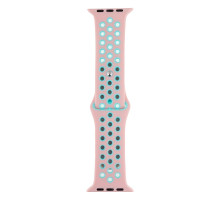 Ремінець для Apple Watch Band Silicone Nike + Protect Case 44/49 mm Колір 20, Рожево-Бiрюзовий 2020000247050