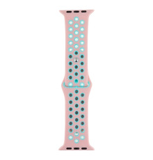 Ремінець для Apple Watch Band Silicone Nike + Protect Case 44/49 mm Колір 20, Рожево-Бiрюзовий 2020000247050