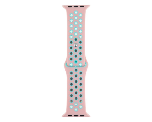 Ремінець для Apple Watch Band Silicone Nike + Protect Case 44/49 mm Колір 20, Рожево-Бiрюзовий 2020000247050