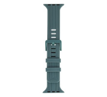 Ремінець для Apple Watch Band Silicone Shine 42/44/45/49 mm Колір Dark Green 2020000257301