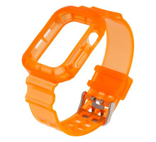 Ремінець для Apple Watch Band Color Transparent + Protect Case 40/41 mm Колір Orange 2020000256748