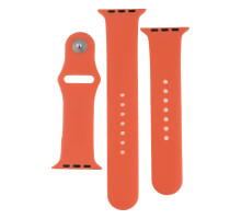 Ремінець для Apple Watch Band Silicone Two-Piece 42/44/45/49 mm Колір 49, Papaya 2020000267980