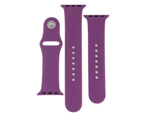 Ремінець для Apple Watch Band Silicone Two-Piece 38/40/41 mm Колір 43, Grape 2020000267720