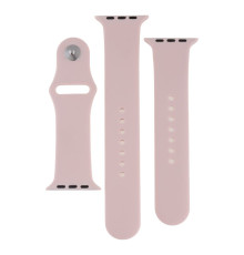 Ремінець для Apple Watch Band Silicone Two-Piece 42/44/45/49 mm Колір 19, Pink sand 2020000268178