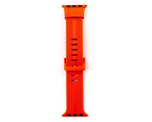 Ремінець для Apple Watch Band Silicone Shine 38/40/41 mm Колір Orange Red
