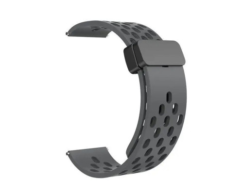 Ремешок Универс 22mm Silicone With Magnetic для Samsung/Amazfit/Huawei Колір Black 2020000421917