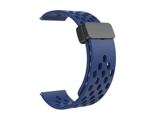 Ремешок Универс 22mm Silicone With Magnetic для Samsung/Amazfit/Huawei Колір Black 2020000421917