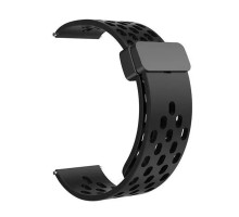 Ремешок Универс 22mm Silicone With Magnetic для Samsung/Amazfit/Huawei Колір Black 2020000421917