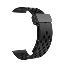 Ремешок Универс 22mm Silicone With Magnetic для Samsung/Amazfit/Huawei Колір Black 2020000421917