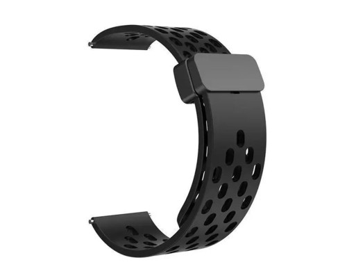 Ремешок Универс 22mm Silicone With Magnetic для Samsung/Amazfit/Huawei Колір Black 2020000421917