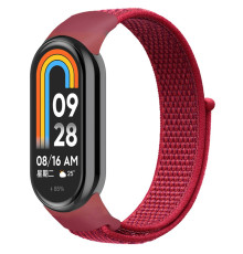 Ремінець для Xiaomi Mi Band 8 / 9 Nylon Колір Red 2020000373797