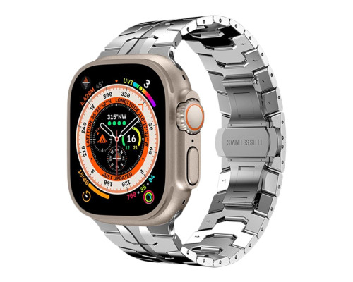 Ремінець для Apple Watch Metallic Chain 38/40/41 mm Колір Titanium Gray 2020000464334 ma37195_3610679