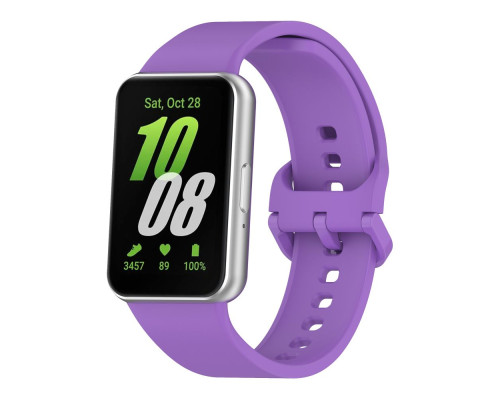 Ремінець для Samsung Galaxy Fit 3 (R390) Silicone Колір White 2020000473329 ma35302_3345774