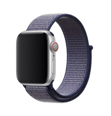 Ремінець для Apple Watch Nylon 38/40/41 mm Колір Dark Blue 2020000478065 ma37188_3667599