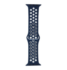 Ремінець для Apple Watch Nike 42/44/45/49 mm Колір Dark Blue White 2020000246657