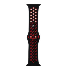 Ремешок для Apple Watch Band Silicone Nike + Protect Case 40/41 mm Колір 04, Чорно-Червоний 2020000247012