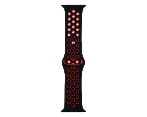 Ремешок для Apple Watch Band Silicone Nike + Protect Case 40/41 mm Колір 04, Чорно-Червоний 2020000247012