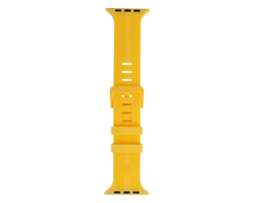 Ремінець для Apple Watch Band Silicone Shine 42/44/45/49 mm Колір Bright yellow 2020000257257