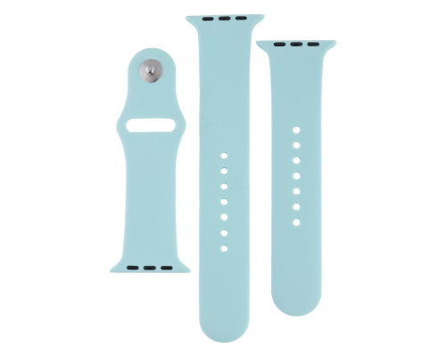 Ремінець для Apple Watch Band Silicone Two-Piece 42/44/45/49 mm Колір 44, Shiny blue 2020000268109