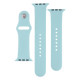 Ремінець для Apple Watch Band Silicone Two-Piece 42/44/45/49 mm Колір 44, Shiny blue 2020000268109