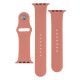 Ремінець для Apple Watch Band Silicone Two-Piece 42/44/45/49 mm Колір 06, Light pink