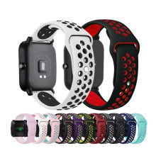 Ремешок Универс 20mm N Sport для Samsung/Amazfit/Huawei Колір Pink/White 2020000413929