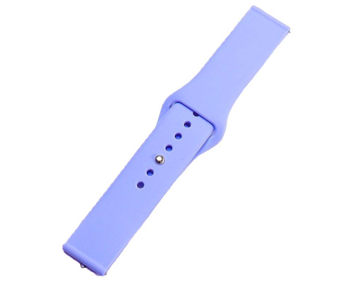 Ремешок Универс 20mm Silicone Original Button Design для Samsung/Amazfit/Huawei Колір Elegant Purple 2020000421023