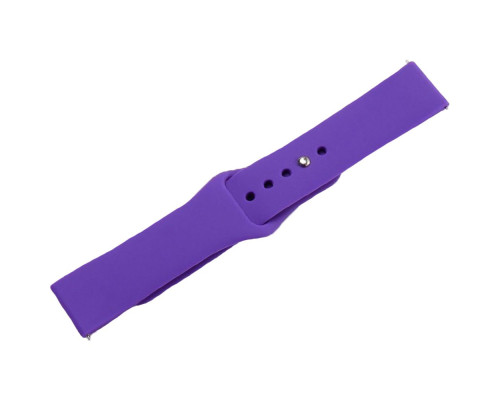 Ремешок Универс 20mm Silicone Original Button Design для Samsung/Amazfit/Huawei Колір Elegant Purple 2020000421023