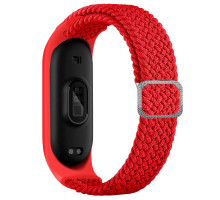 Ремешок для Xiaomi Mi Band 3 / 4 / 5 / 6 / 7 Elastic adjustment Колір Red 2020000424727