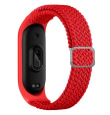 Ремешок для Xiaomi Mi Band 3 / 4 / 5 / 6 / 7 Elastic adjustment Колір Red 2020000424727