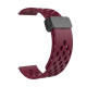 Ремешок Универс 20mm Silicone With Magnetic для Samsung/Amazfit/Huawei Колір Wine Red 2020000421924