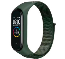 Ремешок для Xiaomi Mi Band 3 / 4 / 5 / 6 / 7 Nylon Колір Olive 2020000424505