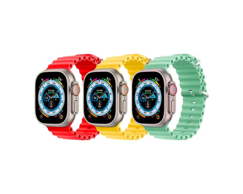 Ремінець Ocean Band для Apple Watch 42/44/45/49 mm Колір Blue 2020000448761 ma30224_3342059