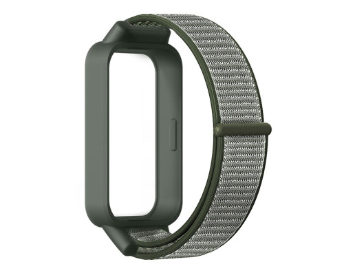 Ремінець для Xiaomi Mi Band 9 Active Nylon Колір Red Black 2020000473046 ma37232_3611022