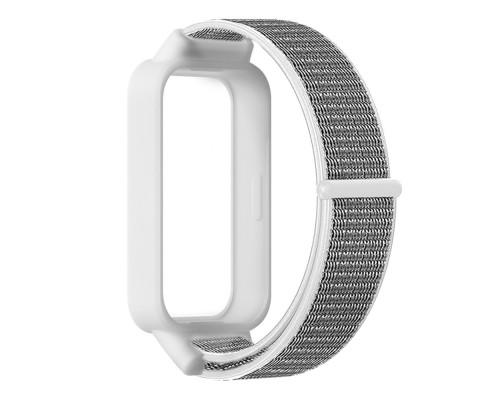 Ремінець для Xiaomi Mi Band 9 Active Nylon Колір Red Black 2020000473046 ma37232_3611022