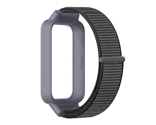 Ремінець для Xiaomi Mi Band 9 Active Nylon Колір Red Black 2020000473046 ma37232_3611022