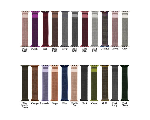 Ремінець для Apple Watch Milanese loop 38/40/41 mm Колір Dark Gray 2020000482840 ma10723_1479830