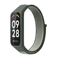 Ремінець для Xiaomi Mi Band 8 Active/Redmi Smart Band 2 Nylon Колір Dark Olive 2020000487135 ma35300_3345745
