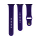 Ремінець для Apple Watch Band Silicone Two-Piece 42/44/45/49 mm Колір 39, Elegant purple 2020000268093