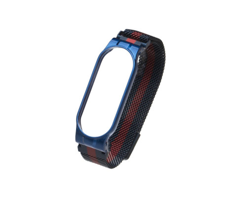 Ремінець для Xiaomi Mi Band 5 / 6 Milanese Loop Color Колір Хаки Голубой 2020000295570