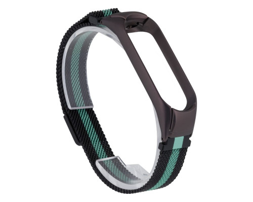 Ремінець для Xiaomi Mi Band 5 / 6 Milanese Loop Color Колір Хаки Голубой 2020000295570