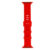 Ремінець для Apple Watch Band Silicone Shine 42/44/45/49 mm Колір Red 2020000257264