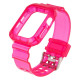 Ремінець для Apple Watch Band Color Transparent + Protect Case 40/41 mm Колір Hot pink