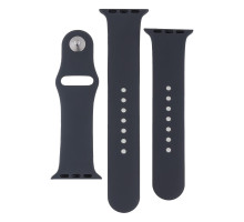 Ремінець для Apple Watch Band Silicone Two-Piece 38/40/41 mm Колір 15, Dark grey 2020000267850