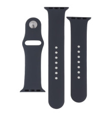 Ремінець для Apple Watch Band Silicone Two-Piece 38/40/41 mm Колір 15, Dark grey 2020000267850