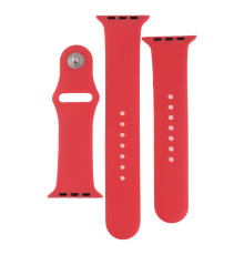 Ремінець для Apple Watch Band Silicone Two-Piece 42/44/45/49 mm Колір 37, Rose red 2020000268116