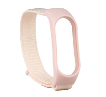 Ремінець для Xiaomi Mi Band 5 / 6 Nylon Колір Light-Pink 2020000330646