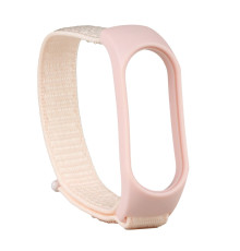 Ремінець для Xiaomi Mi Band 5 / 6 Nylon Колір Light-Pink 2020000330646