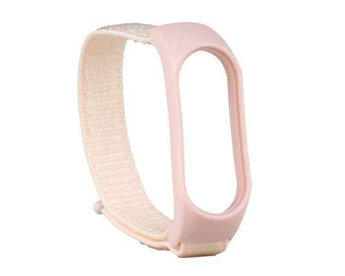 Ремінець для Xiaomi Mi Band 5 / 6 Nylon Колір Light-Pink 2020000330646